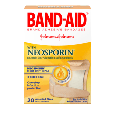 Band Aid Brand Antibiotic Bandages Assorted