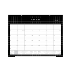 Blue Sky Monthly Academic Desk Calendar