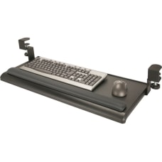 EXTRA WIDE DESK CLAMP KEYBOARD TRAY