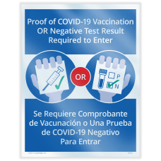 ComplyRight Vaccination Window Cling Proof of