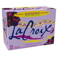 LaCroix Sparkling Water Cans Black Razzberry