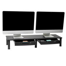 Mind Reader Dual Monitor Stand Plastic
