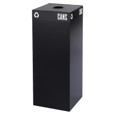 Safco Recycling Receptacle 37 Gallon Black