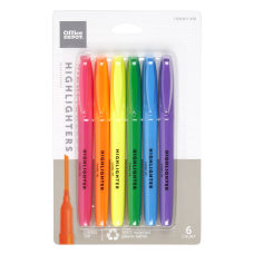 Office Depot Brand Pen Style Highlighters
