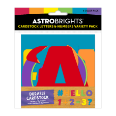 Astrobrights Numbers And Letters With Punctuation