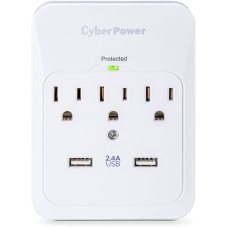 CyberPower CSP300WUR1 Professional 3 Outlet Surge