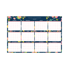 Day Designer Laminated Monthly Wall Calendar