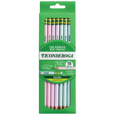 Ticonderoga Wood Cased Pencils No 2