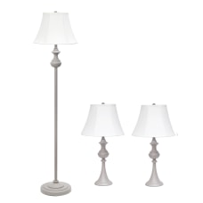Elegant Designs Traditionally Crafted Lamp Set