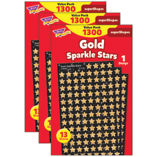 TREND Gold Sparkle Stars superShapes Value
