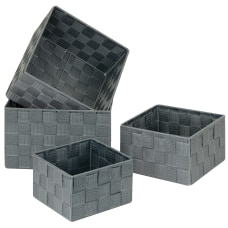 GNBI 4 Piece Woven Cube Set