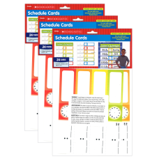 Scholastic Teacher Resources Schedule Cards Pocket