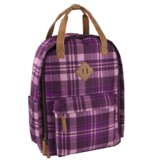 Trailmaker Blackberry Plaid Backpack With 156