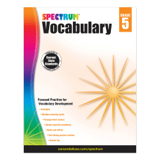 Spectrum Vocabulary Workbook Grade 5