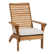 Linon Keir Outdoor Chair NaturalAntique White