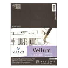 Canson Vidalon Tracing Vellum Pad 9