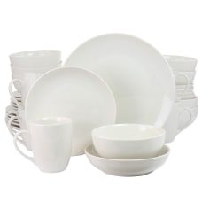 Elama Iris 32 Piece Porcelain Dinnerware