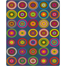 Flagship Carpets Color Rings Rug Rectangle