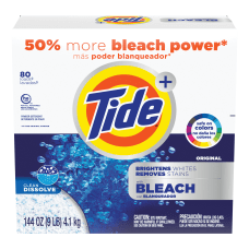 Tide Laundry Detergent Powder With Bleach