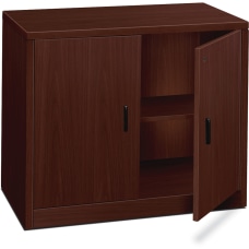 HON 10500 Series Storage Cabinet Mahogany