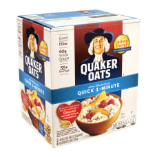 Quaker Oats Quick 1 Minute 100percent