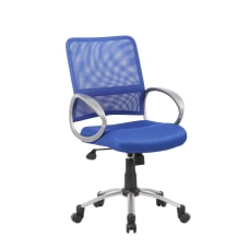 Boss Mesh Back Chair Blue Mesh