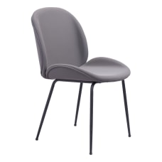 Zuo Modern Miles Dining Chairs GrayBlack