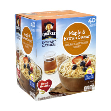 Quaker Instant Oatmeal Packets Maple And