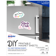 Avery Inkjet Magnet Sheets 8 12