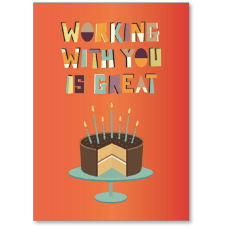 Viabella Coworker Birthday Card With Envelope