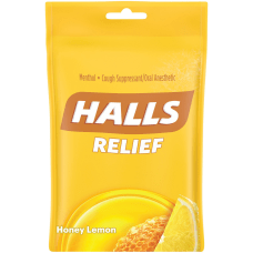 Cadbury Halls Honey Lemon Cough Drops