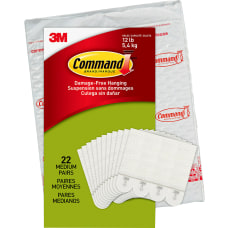Command Medium Picture Hanging Strips White