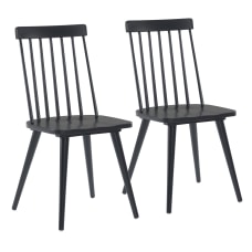 Zuo Modern Ashley Dining Chairs Black