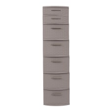 Inval 7 Drawer Tall Storage Cabinet