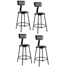 National Public Seating Vinyl Padded Stools