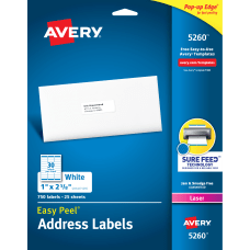 Avery Easy Peel Permanent Laser Address