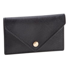 Realspace Faux Leather Business Card Holder