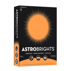 Astrobrights Color Card Stock Cosmic Orange