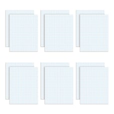 42383 8.5 x 11 Inches 50 Sheets 12 Columns and Plain National Brand Data Pad White Paper