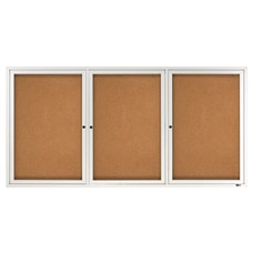 Quartet Classic Enclosed Cork Bulletin Board