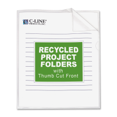 C Line Recycled Project Folders Letter