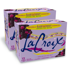 LaCroix Sparkling Water Cans Black Razzberry