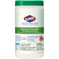 Clorox Healthcare Hydrogen Peroxide Disinfecting Wipes