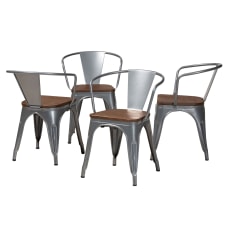 Baxton Studio Ryland Dining Chairs Gray
