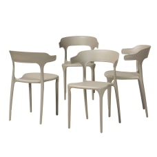 Baxton Studio Gould Dining Chairs Beige