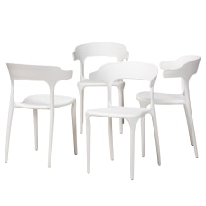 Baxton Studio Gould Dining Chairs White