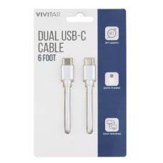 Vivitar Dual USB C Charging Cable