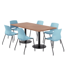 KFI Studios Proof Rectangle Pedestal Table