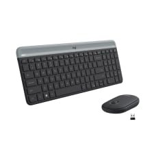 Logitech Wireless Keyboard Mouse Straight Full