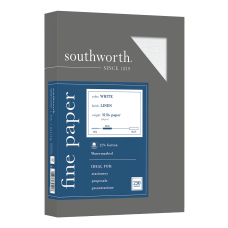 Southworth 25percent Cotton Linen Business Paper